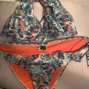 hurley bikini worn once size large